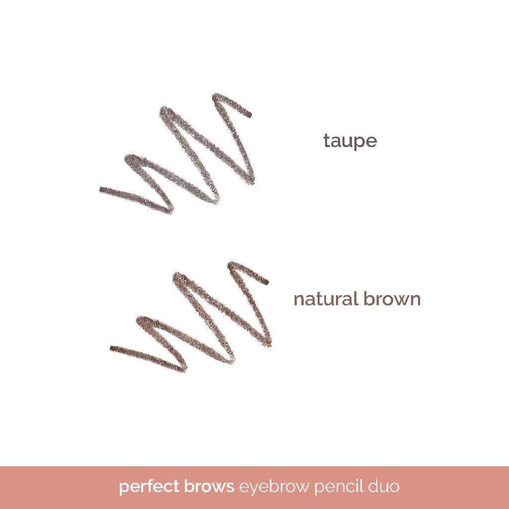 Happy Skin Perfect Brows Eyebrow Pencil Duo in Taupe