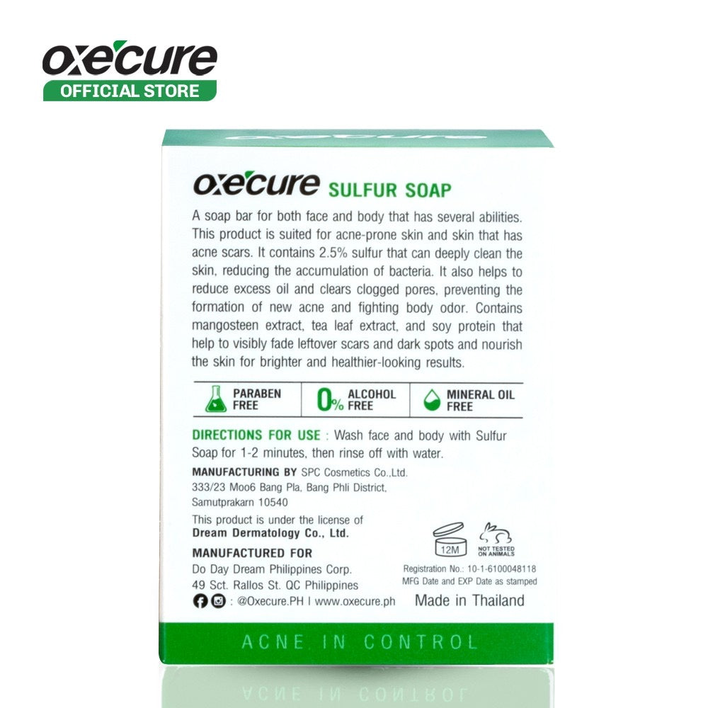 Oxecure Sulfur Soap - LOBeauty | Shop Filipino Beauty Brands in the UAE