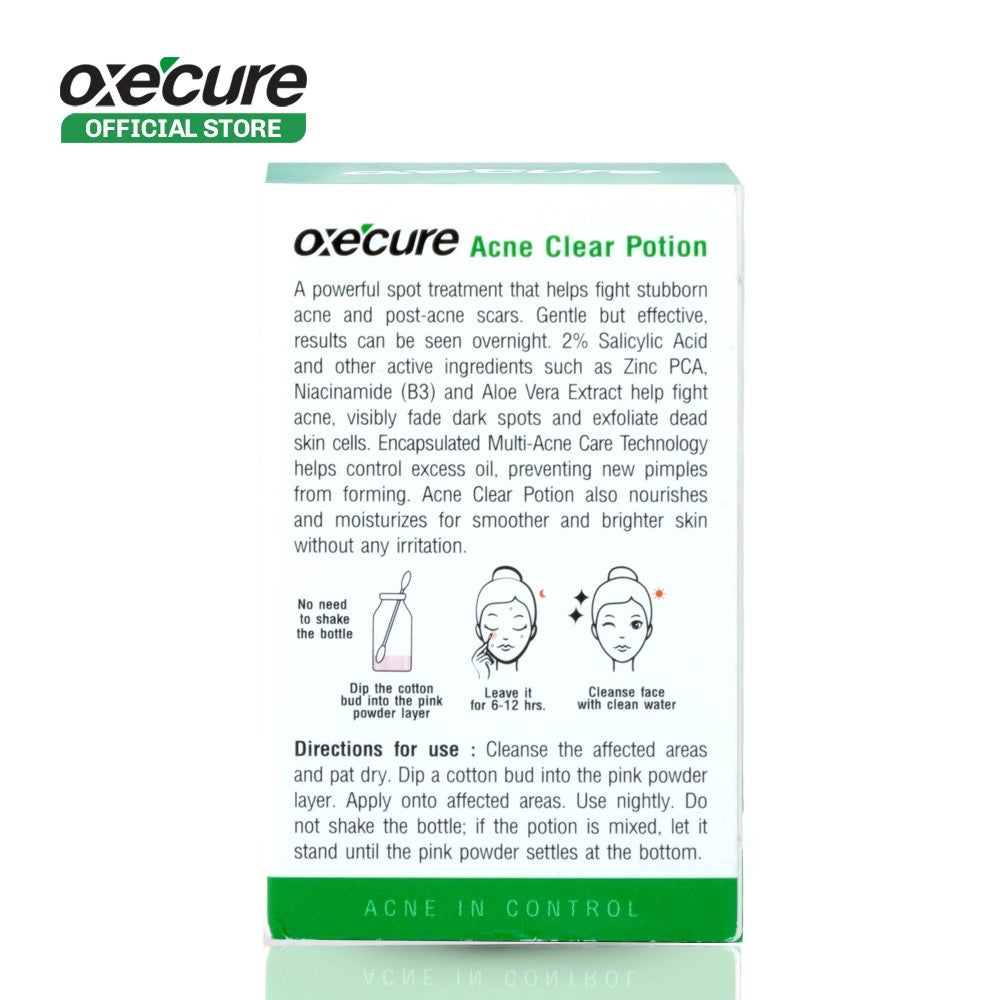 Oxecure Acne Clear Potion 15ml - LOBeauty | Shop Filipino Beauty Brands in the UAE