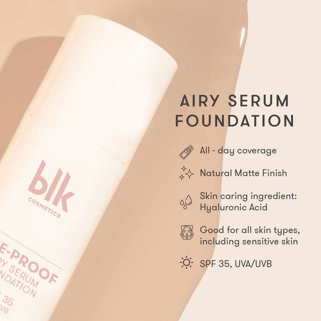 blk cosmetics Daydream Life-Proof Airy Serum Foundation Chestnut (Medium - Neutral Undertone)