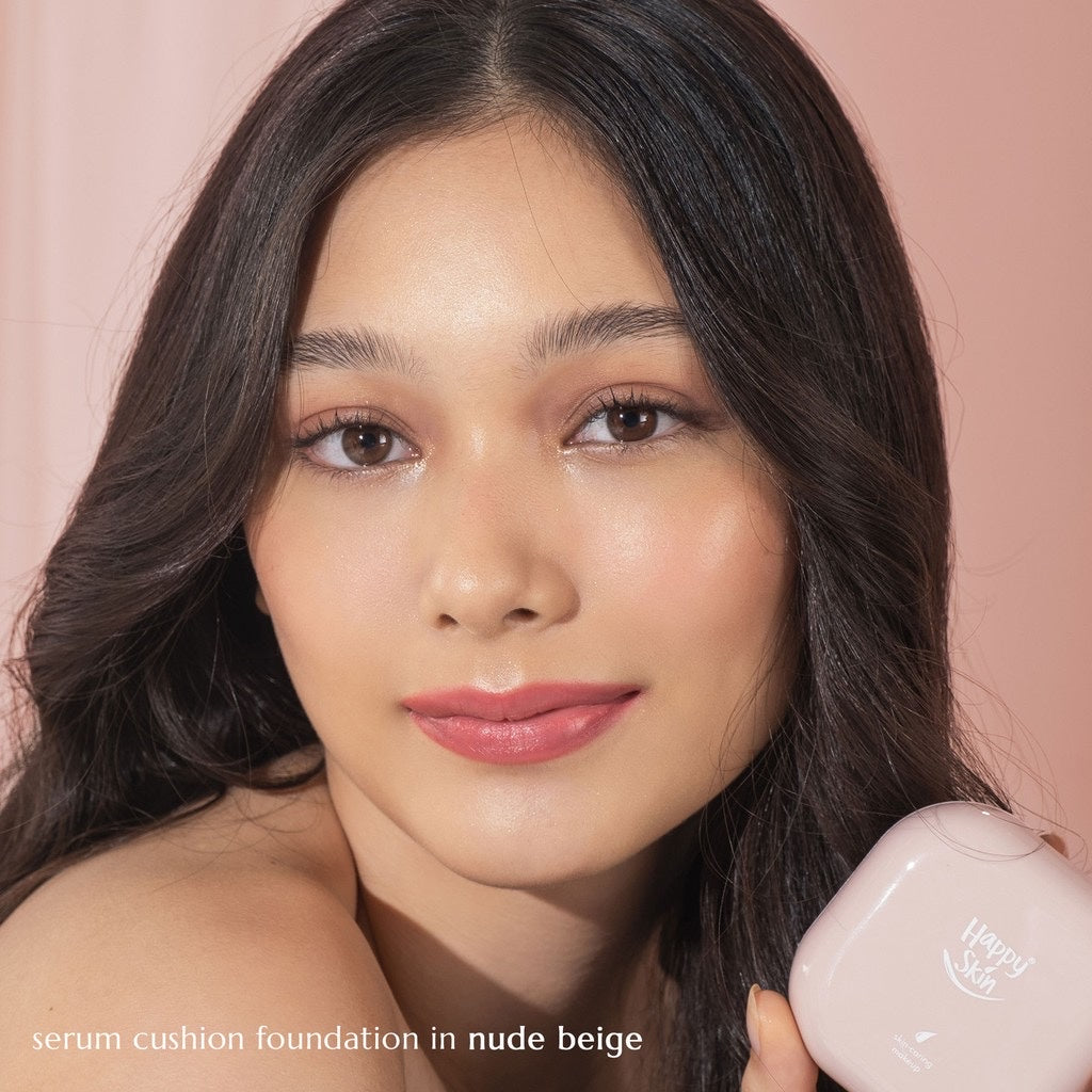 Happy Skin Second Skin Serum Cushion Foundation in Nude Beige - LOBeauty | Shop Filipino Beauty Brands in the UAE