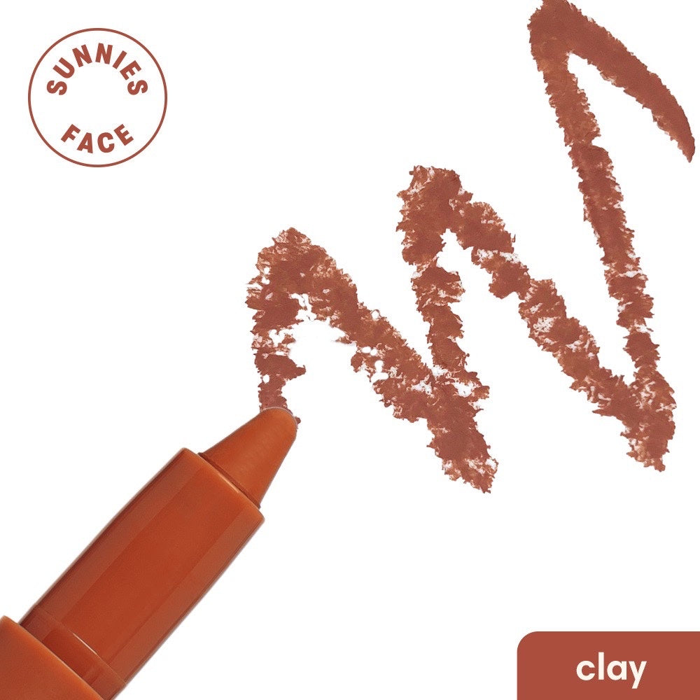 Sunnies Face Eyecrayon (Do-It-All Eyeshadow Stick) in Clay