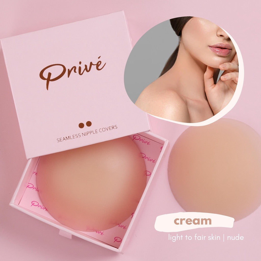 Privé  Seamless Nipple Cover in Cream