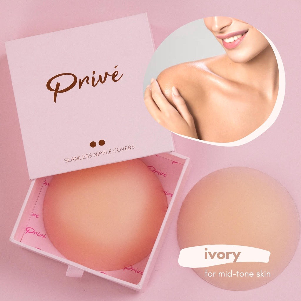 Privé Seamless Nipple Cover in Ivory - LOBeauty | Shop Filipino Beauty Brands in the UAE