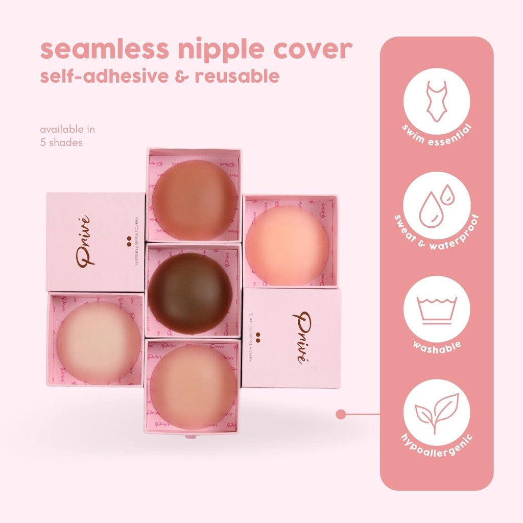 Privé  Seamless Nipple Cover in Cream