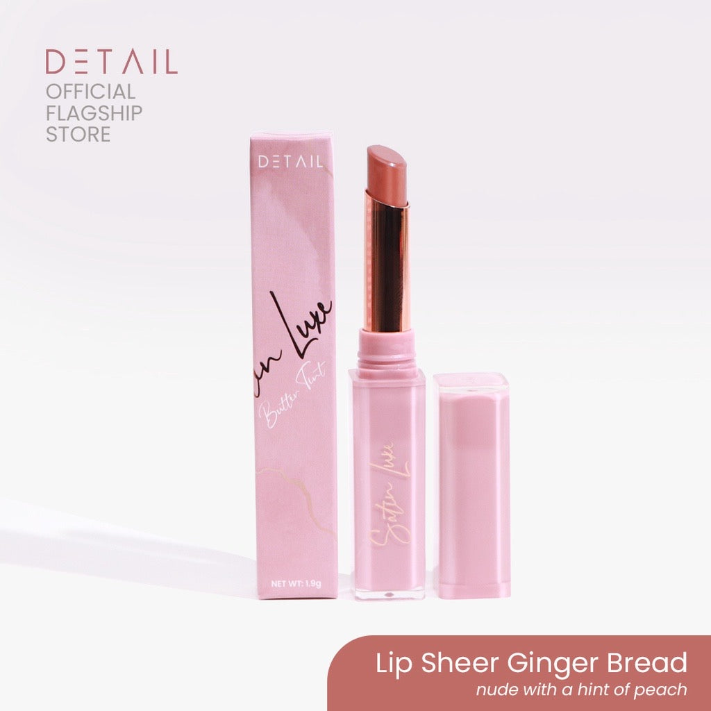 Detail Cosmetics Satin Luxe Butter Tint in Gingerbread [Lip Sheer] - LOBeauty | Shop Filipino Beauty Brands in the UAE