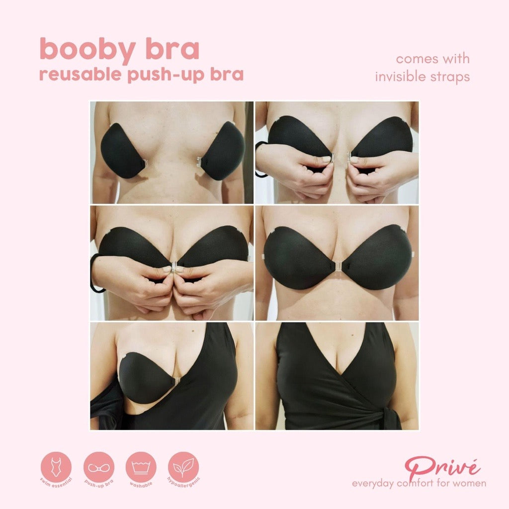 Privé Booby Bra Reusable Push Up Bra in Nude - LOBeauty | Shop Filipino Beauty Brands in the UAE