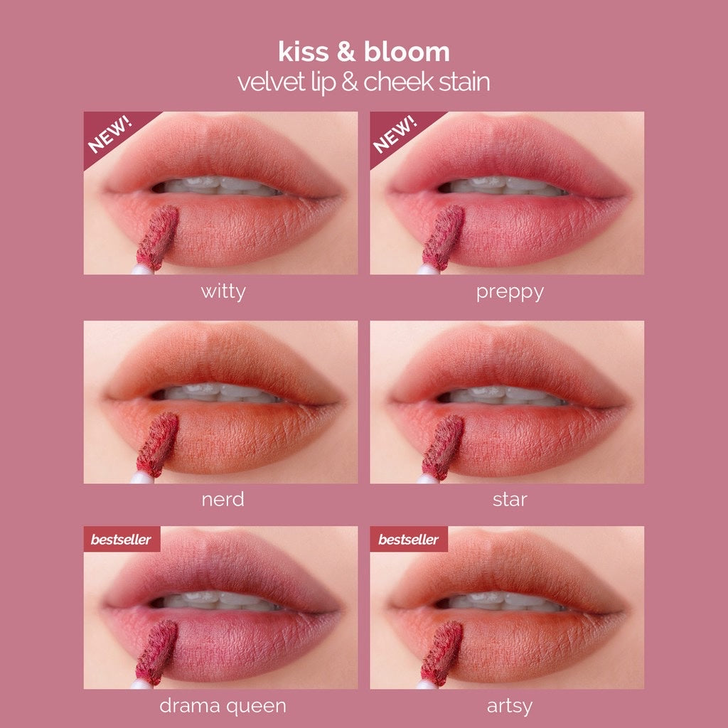 Generation Happy Skin Kiss & Bloom Velvet Lip & Cheek Stain in Witty - LOBeauty | Shop Filipino Beauty Brands in the UAE
