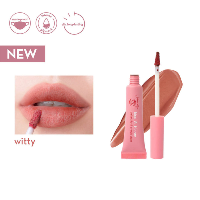 Generation Happy Skin Kiss & Bloom Velvet Lip & Cheek Stain in Witty - LOBeauty | Shop Filipino Beauty Brands in the UAE