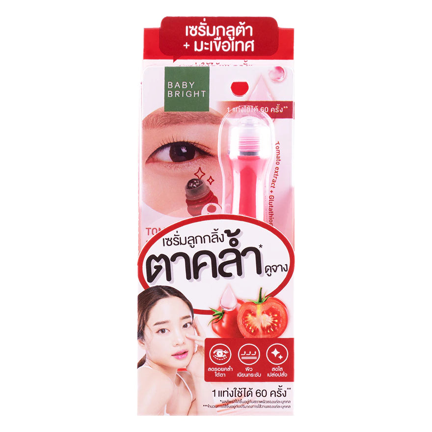 Baby Bright Tomato & Gluta Bright Eye Roller Serum 15ml - LOBeauty | Shop Filipino Beauty Brands in the UAE